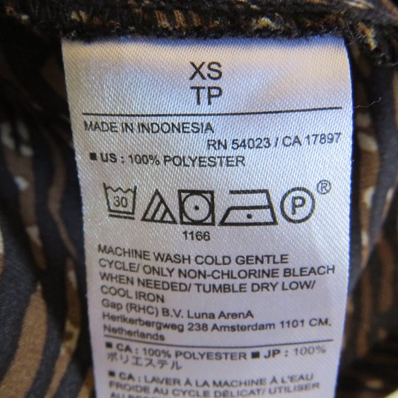 Banana Republic*‎ Women's Adjustable Strap Box Neck Straight Hem BOHO Blouse~ XS - Picture 4 of 8